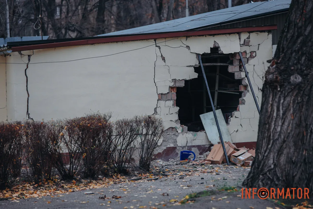 дин закладів у парку теж опинився під ударом та зазнав пошкоджень Парк 11