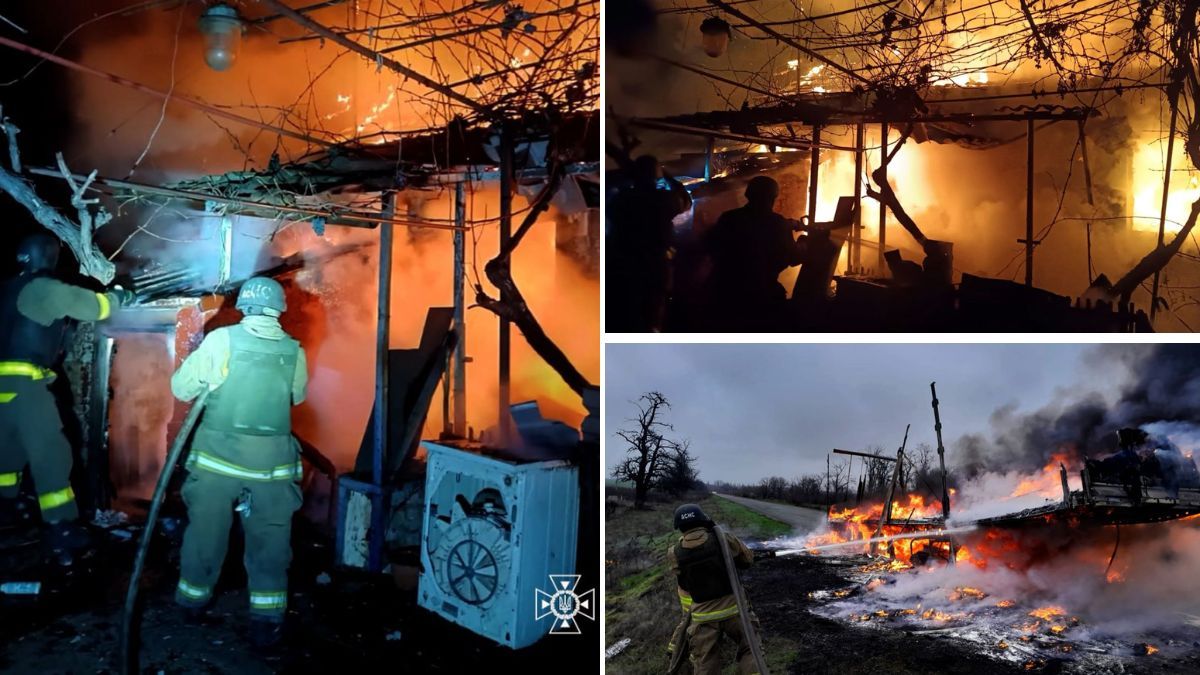 Ворог вдарив по трьох районах Дніпропетровської області: загинув чоловік, ще двоє зазнали поранень, почалися пожежі
