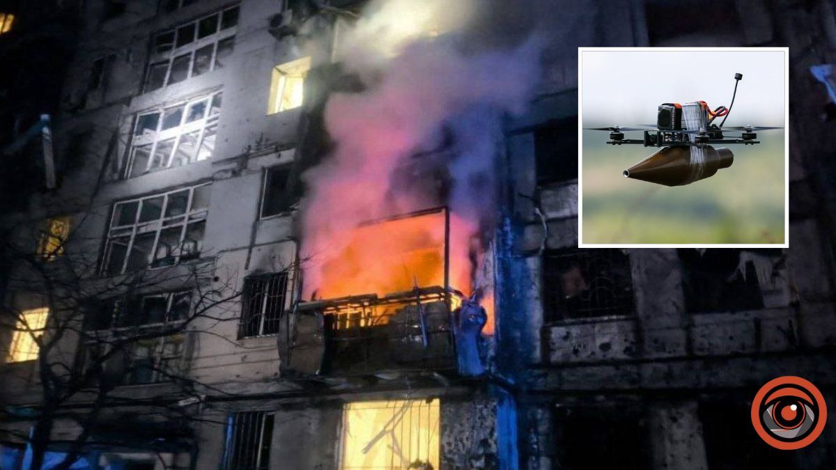 У Нікопольському районі ворог націлює FPV-дрони на освітлені вікна та двори