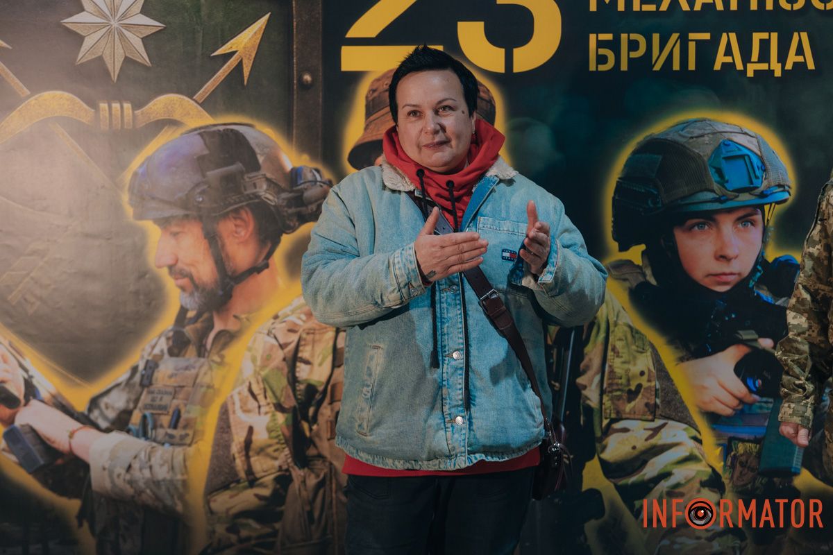 Завідувачка Музею сучасної російсько-української війни Ганна Терянік Завідувачка Музею сучасної російсько-української війни Ганна Терянік