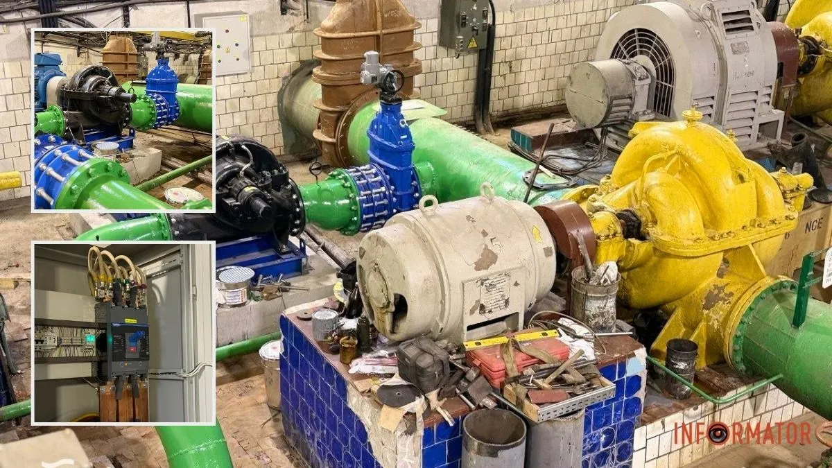 Дає воду третині міста: у Дніпрі проводять масштабну модернізацію насосно-фільтрувальної станції