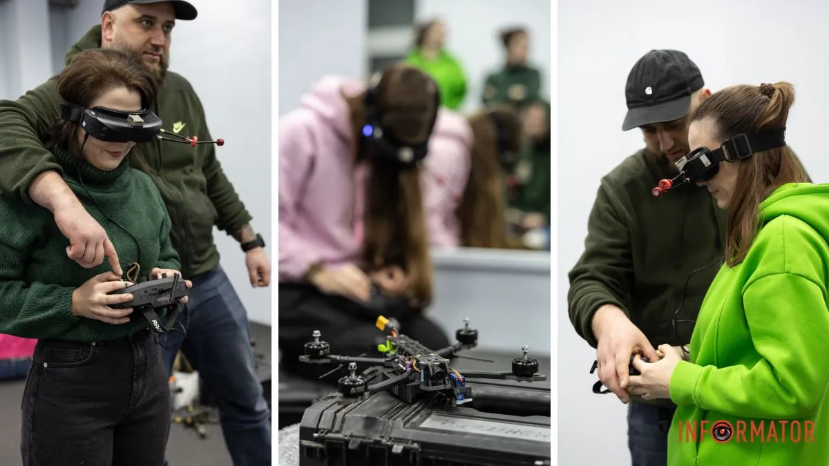У Дніпрі інструктори академії «Вихор» провели курс по FPV у жіночому клубі Medusa Defence