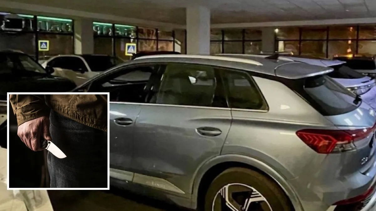 В Днепре 36-летний мужчина повредил ножом машины в автосалоне