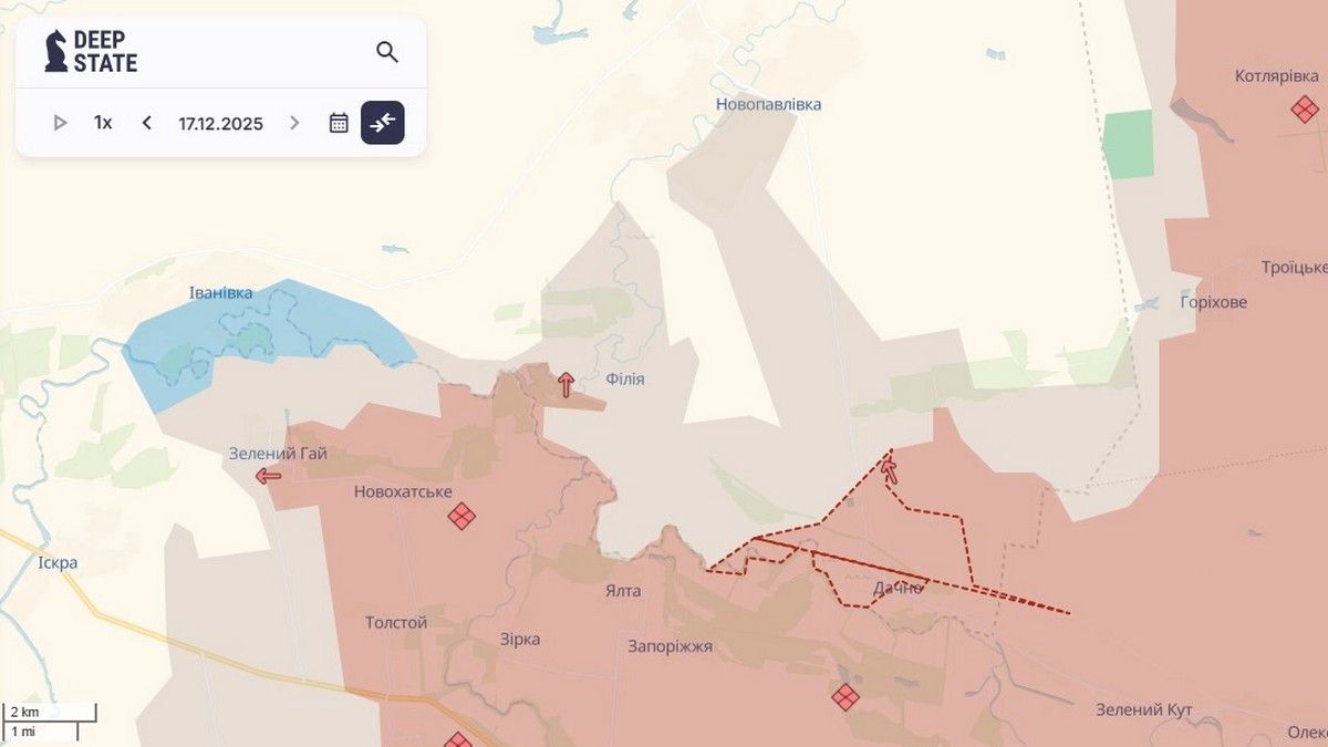 Враг продвинулся вблизи Дачного Враг продвинулся вблизи Дачного