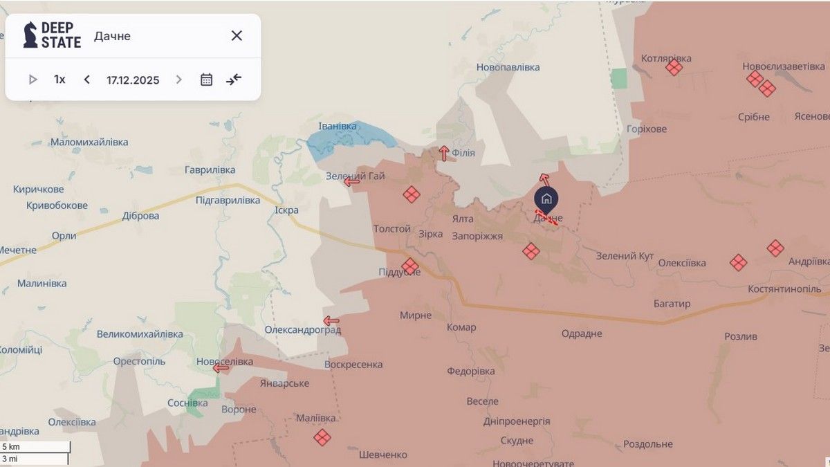 На границе Донецкой и Днепропетровской областей На границе Донецкой и Днепропетровской областей