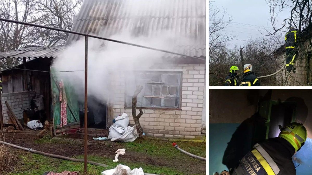 У Дніпровському районі горів будинок: загинув чоловік