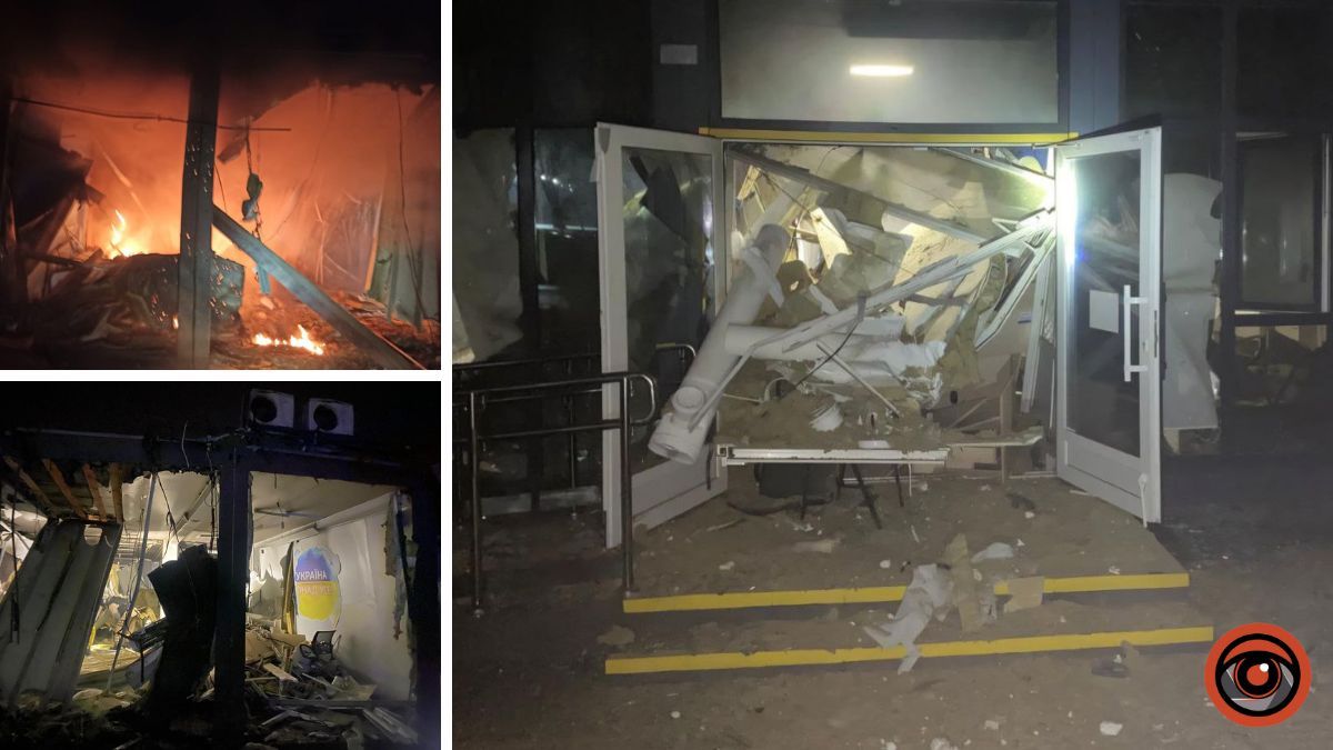 Наслідки атаки дронів по Кривому Рогу: постраждали будинки та ЦНАП, зруйновано центр "Я - ветеран"