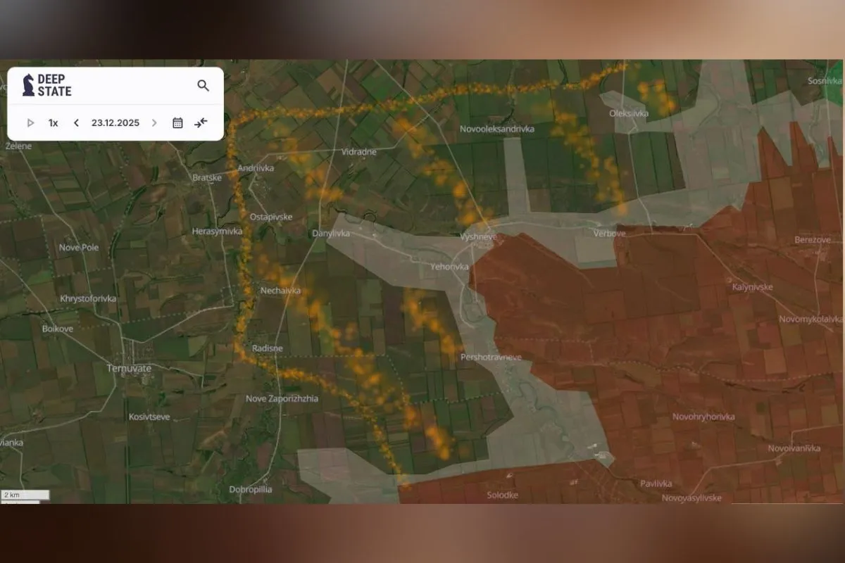 Мапа, яку опублікував Рьопке