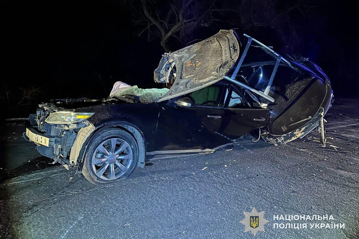 Ночью 24 декабря в Криворожском районе на трассе Кривой Рог – Широкое произошло ДТП