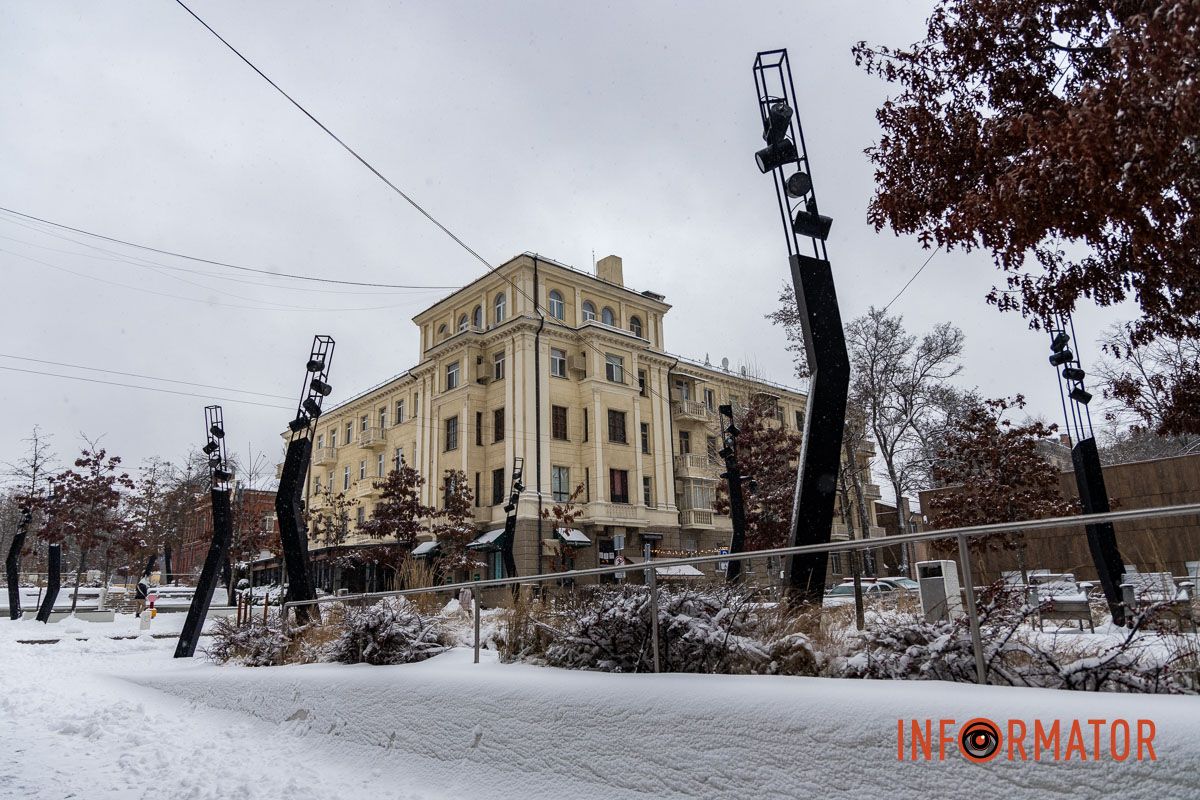 Місто як із листівки: у Дніпрі випав перший рясний сніг 57