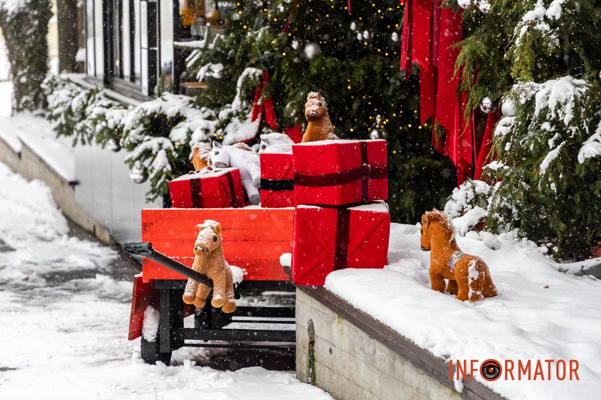 Місто як із листівки: у Дніпрі випав перший рясний сніг 53