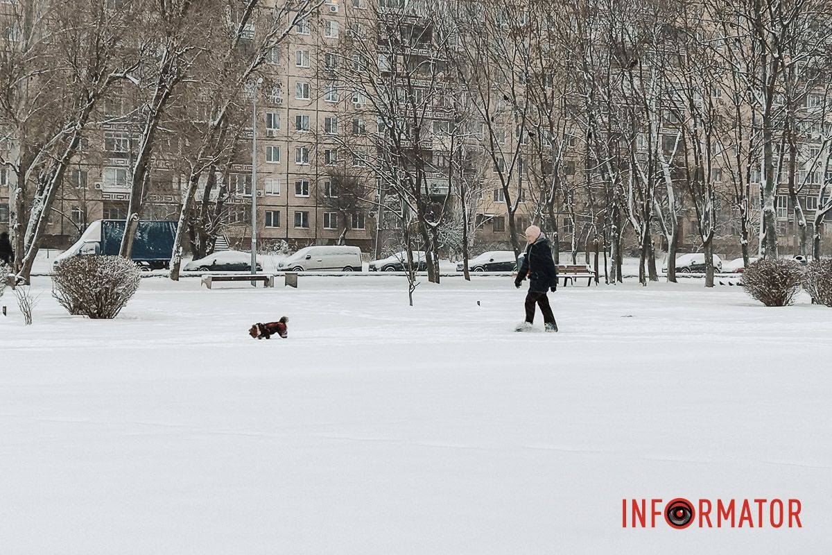 Місто як із листівки: у Дніпрі випав перший рясний сніг 29