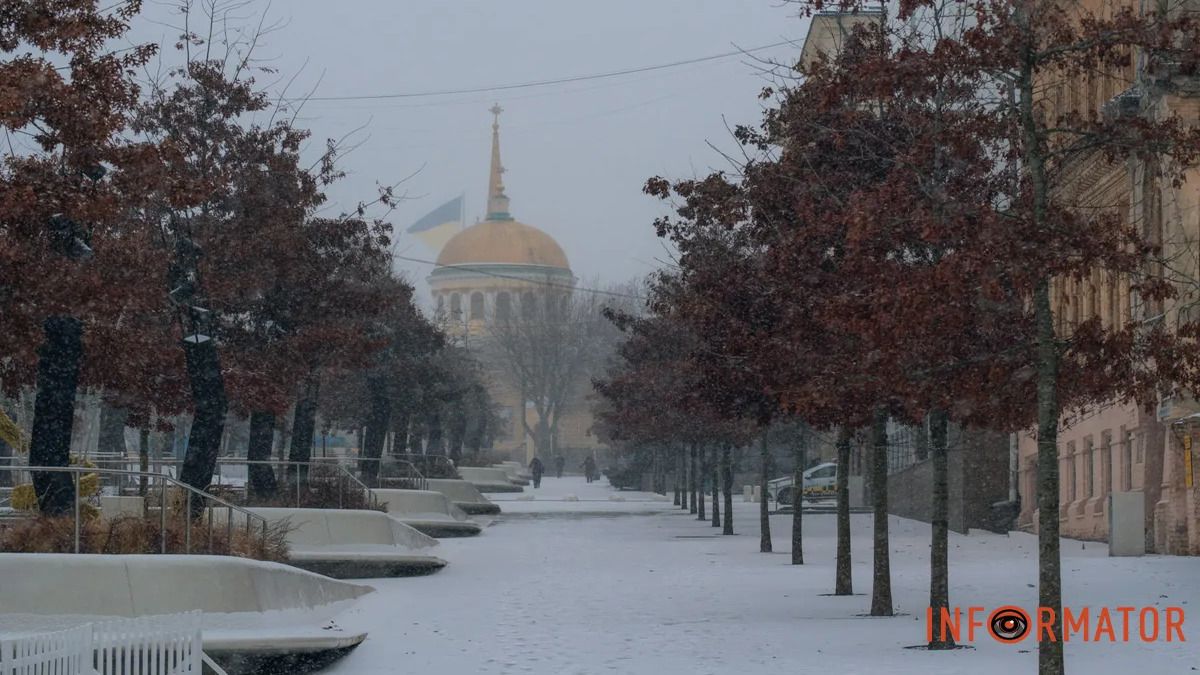 Погода на 29 грудня: у Дніпрі буде хмарно, увесь день буде йти сніг