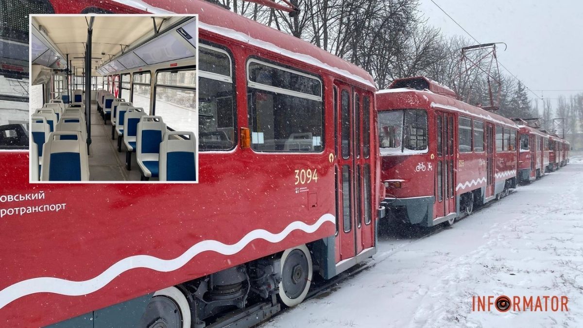 В Днепр привезли последние 5 трамвайных вагонов из Лейпцига: где их будут использовать