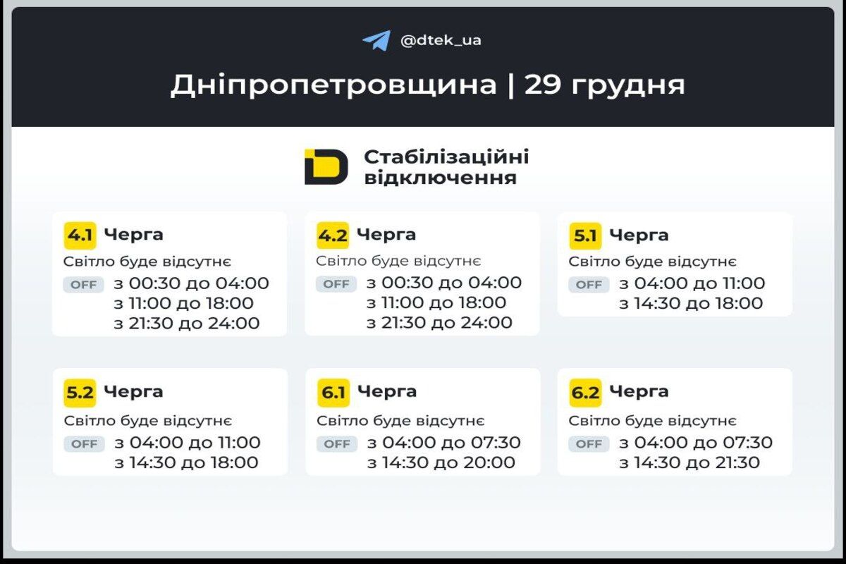 Для абонентів ДТЕК Для абонентів ДТЕК