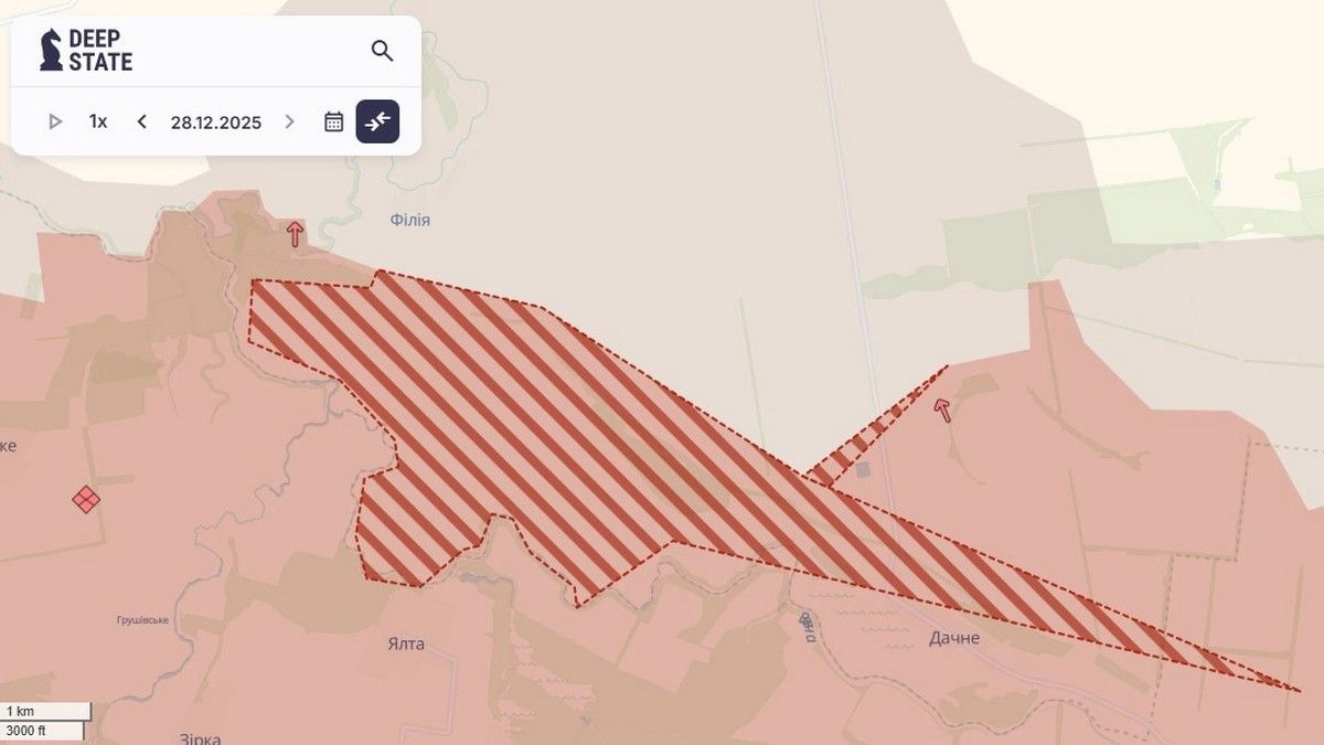 "Червона зона" в області збільшилася в районі Дачного та Філії