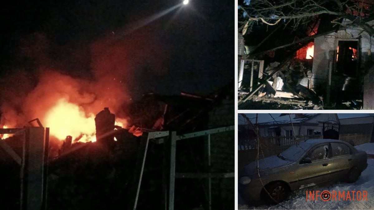 Армия рф ударила по двум районам в Днепропетровской области: повреждены и разрушены дома, пострадавших госпитализировали