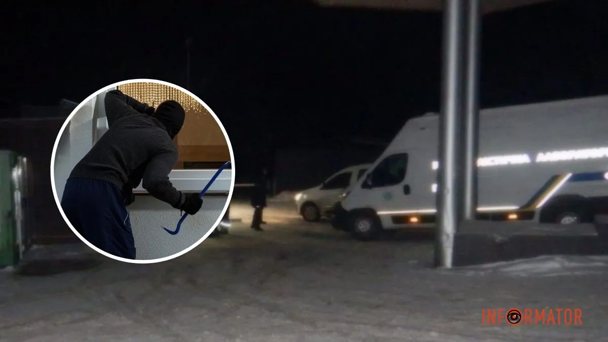 Вломився у приміщення з фомкою: у Кам’янському чоловік пограбував заправку