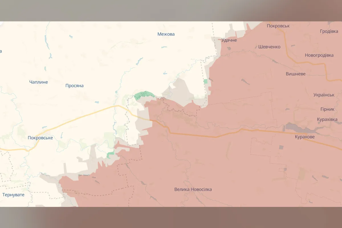 У Дніпропетрвоській області ворог захопив за 2025 рік 0,06% території