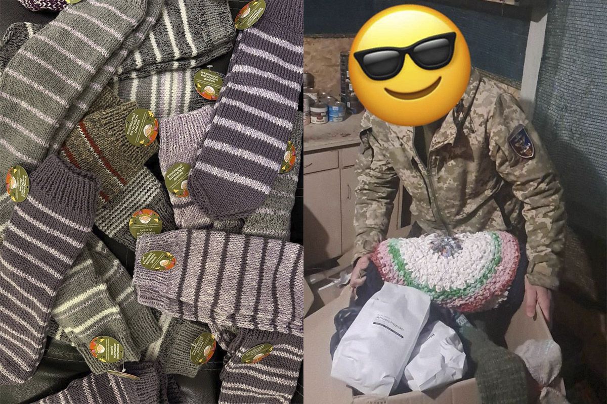 Последующие передачи теплых носков в ВСУ уже не за горами