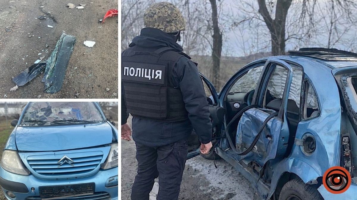 В Днепропетровской области вражеский дрон атаковал гражданское авто: ранены женщина и ребенок