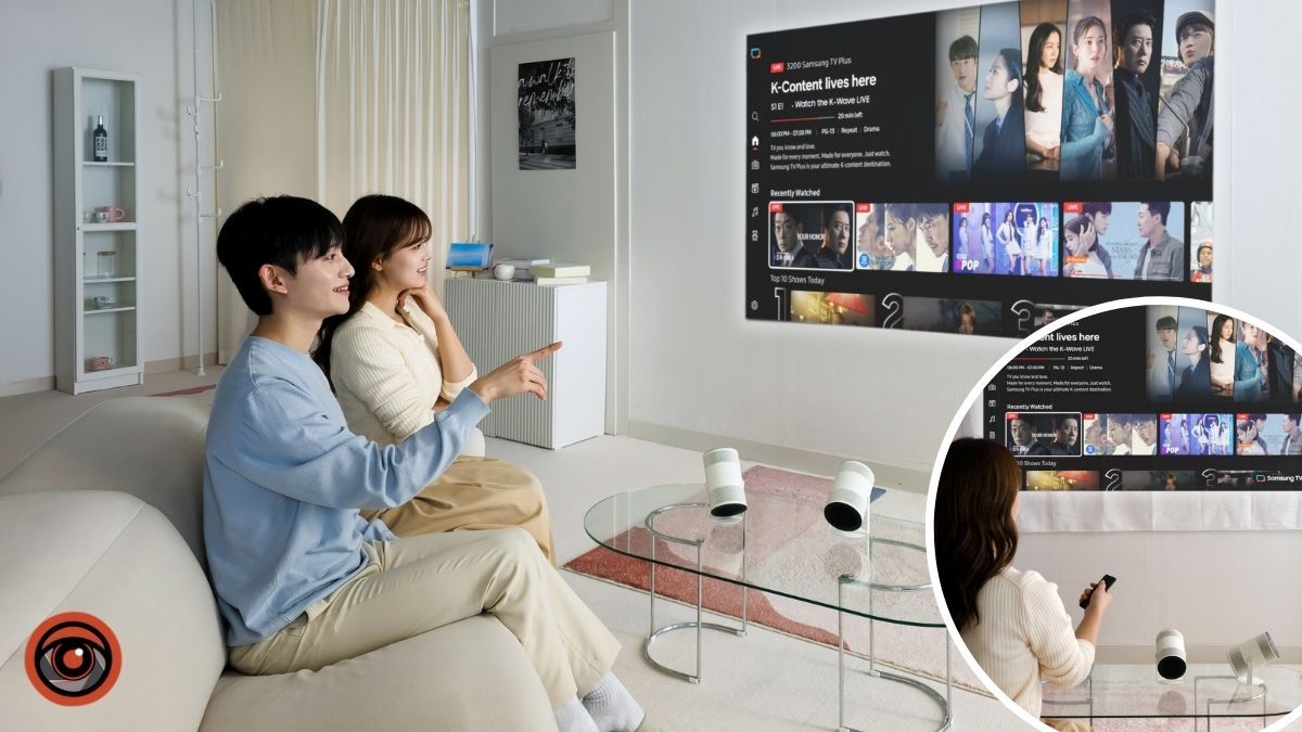 Компактний, розумний та вражаючий: Samsung презентує портативний проєктор з АІ на виставці CES 2026