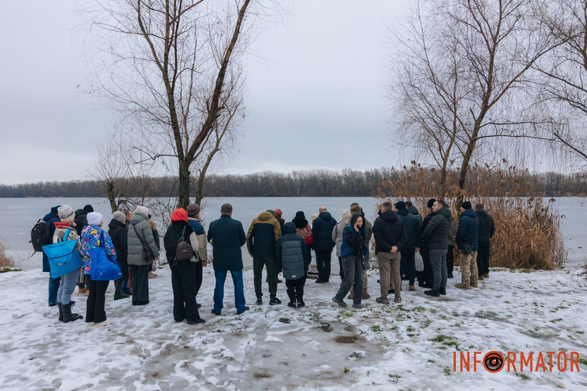 Горожане на реке Днепр