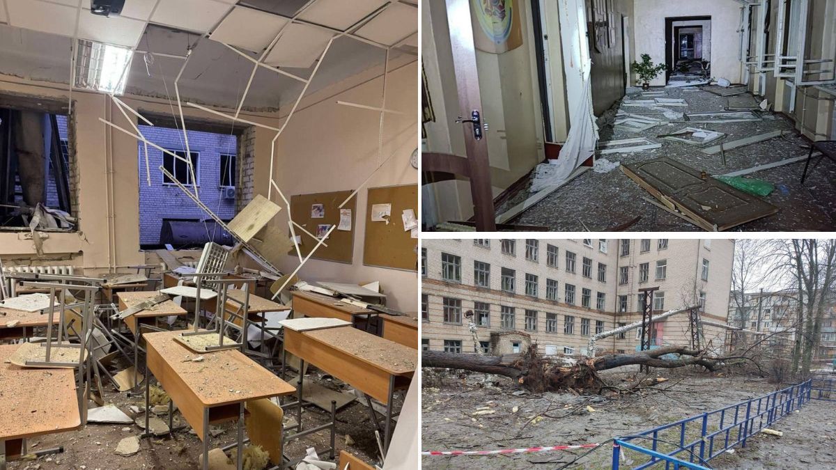 Нічна масована атака на Дніпро: ворог пошкодив школи, дитячі садочки та гуртожиток