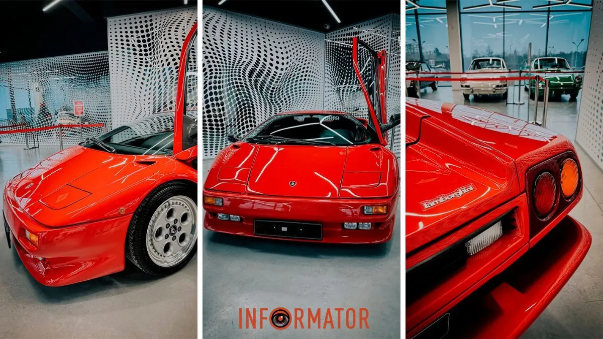 В музее, который переехал из Днепра во Львов, появилась уникальная Lamborghini Diablo