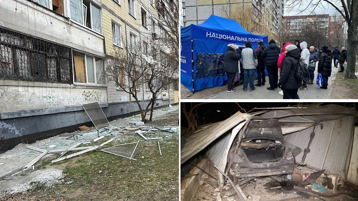 Ночная атака дронами по Днепру: пострадавшему помогли, повреждена инфраструктура, от взрыва в домах вылетели окна