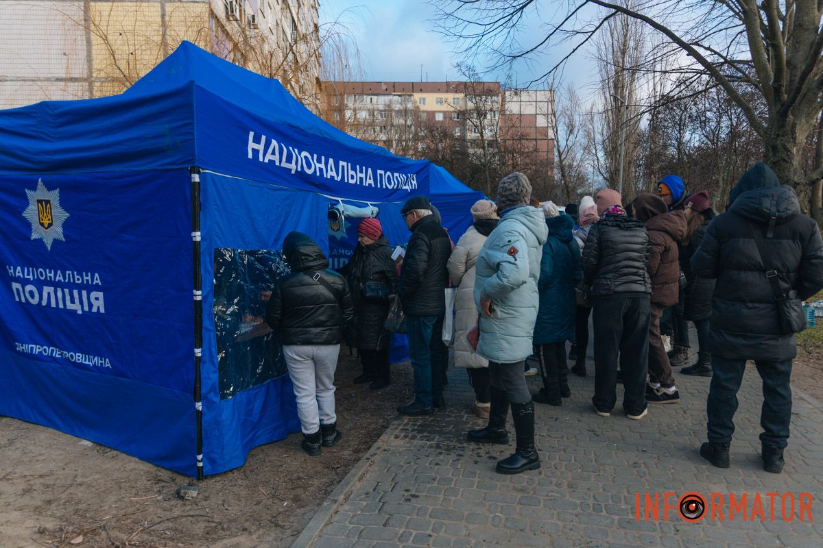 Поліція приймає заяви про пошкоджене майно