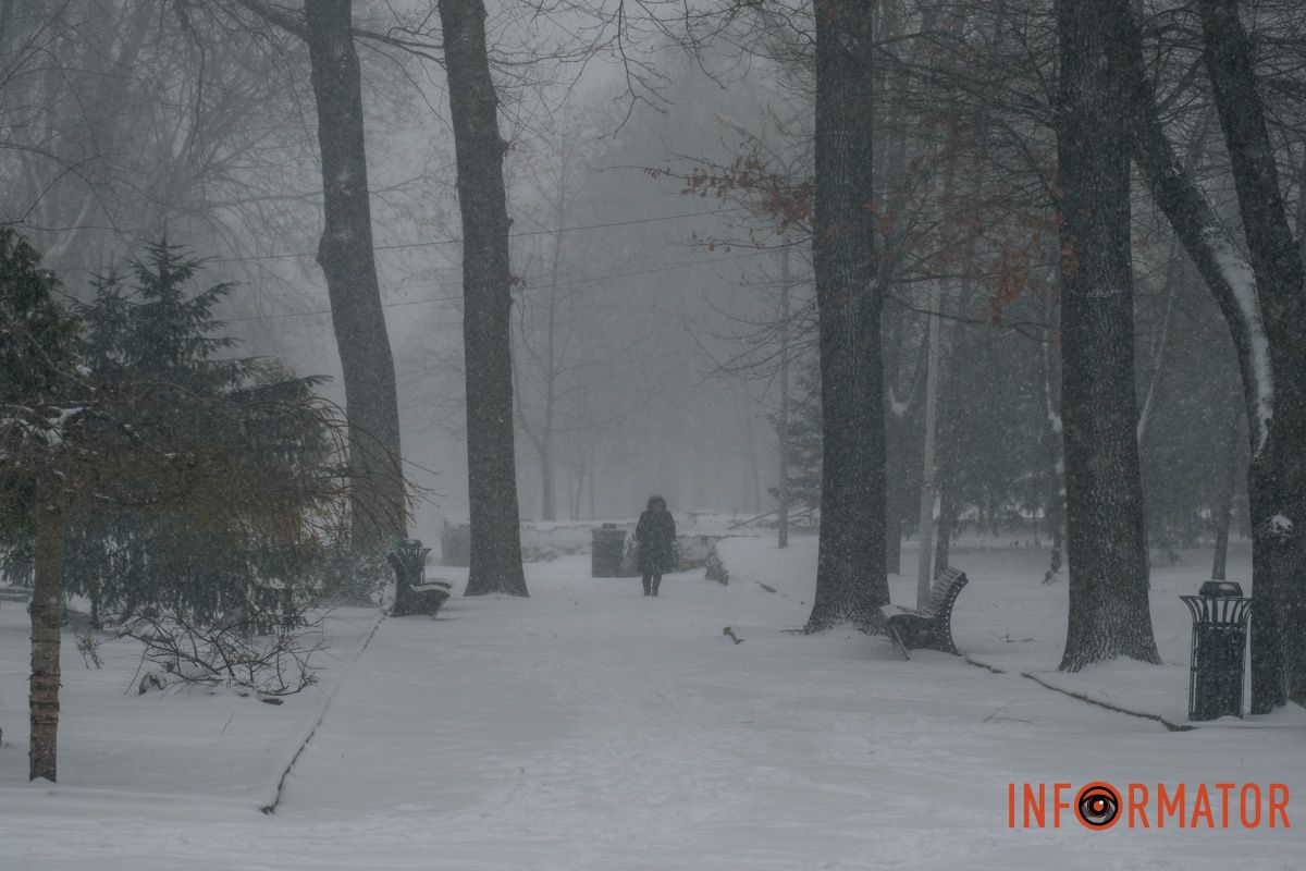 Снігопад створив характерні зимові краєвиди