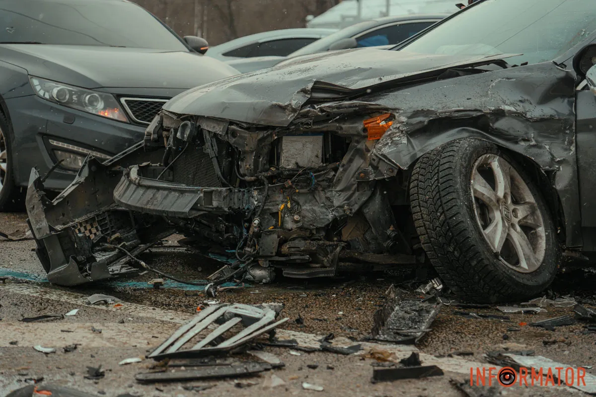 У середу, 14 січня, на проспекті Богдана Хмельницького сталася аварія