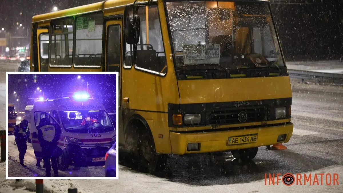 У Дніпрі на Набережній Перемоги автобус збив на переході двох жінок, які йшли на "зелений": деталі від поліції