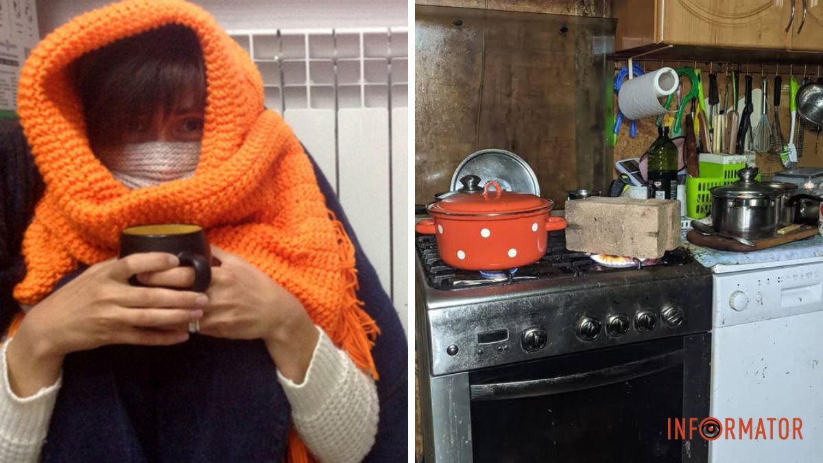 Небезпечний “лайфхак”: на 12-му Кварталі у Дніпрі гріються цеглою на плиті