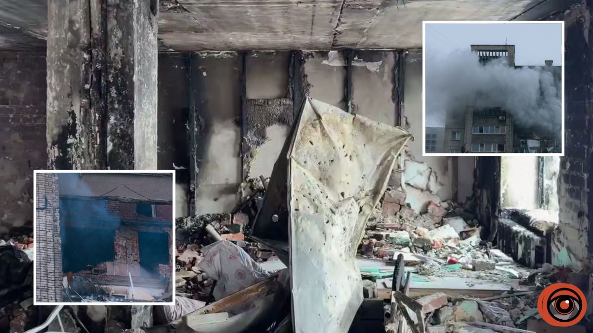Наслідки атаки по Дніпру: як виглядає квартира багатоповерхівки, в яку влучив дрон