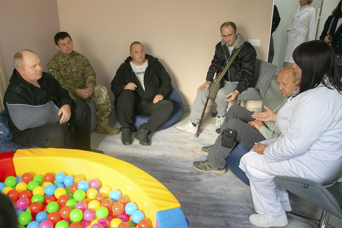 У ветеранському центрі У ветеранському центрі