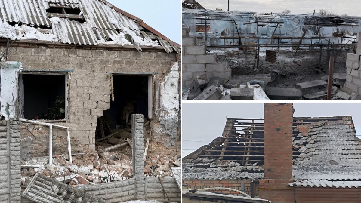 У Дніпропетровській області ворог вбив чоловіка черговою атакою: пошкоджені будинки, авто і магазин, серед поранених – дитина