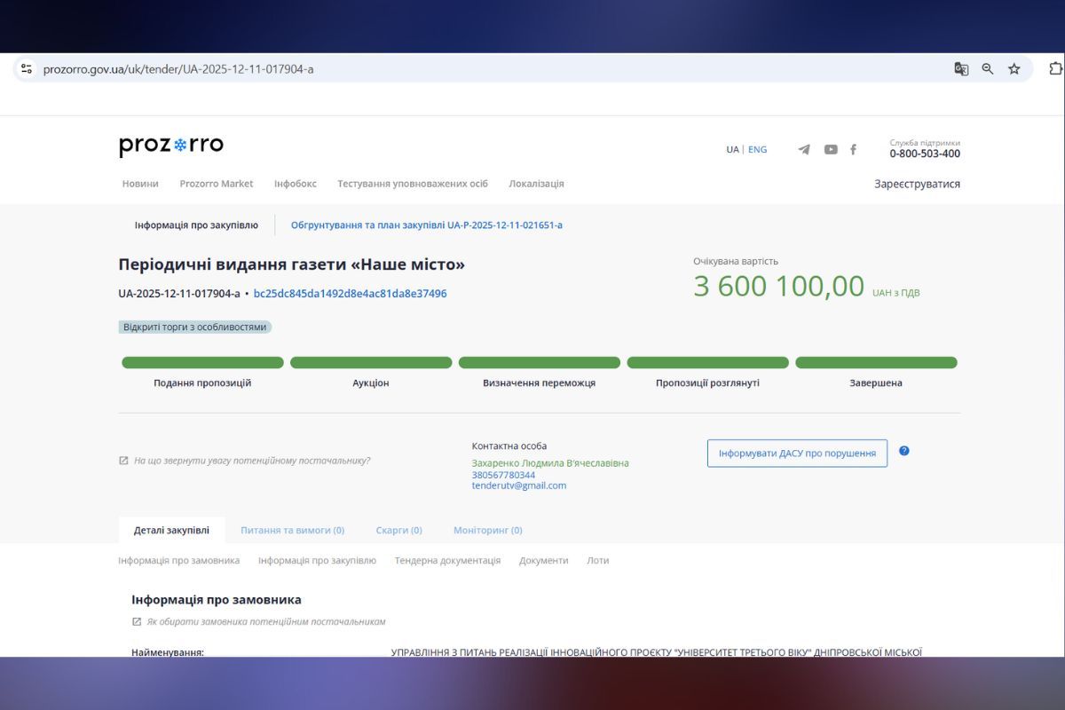 Міськрада Дніпра на фінансування провладних ЗМІ витратить 19 мільйонів гривень 2