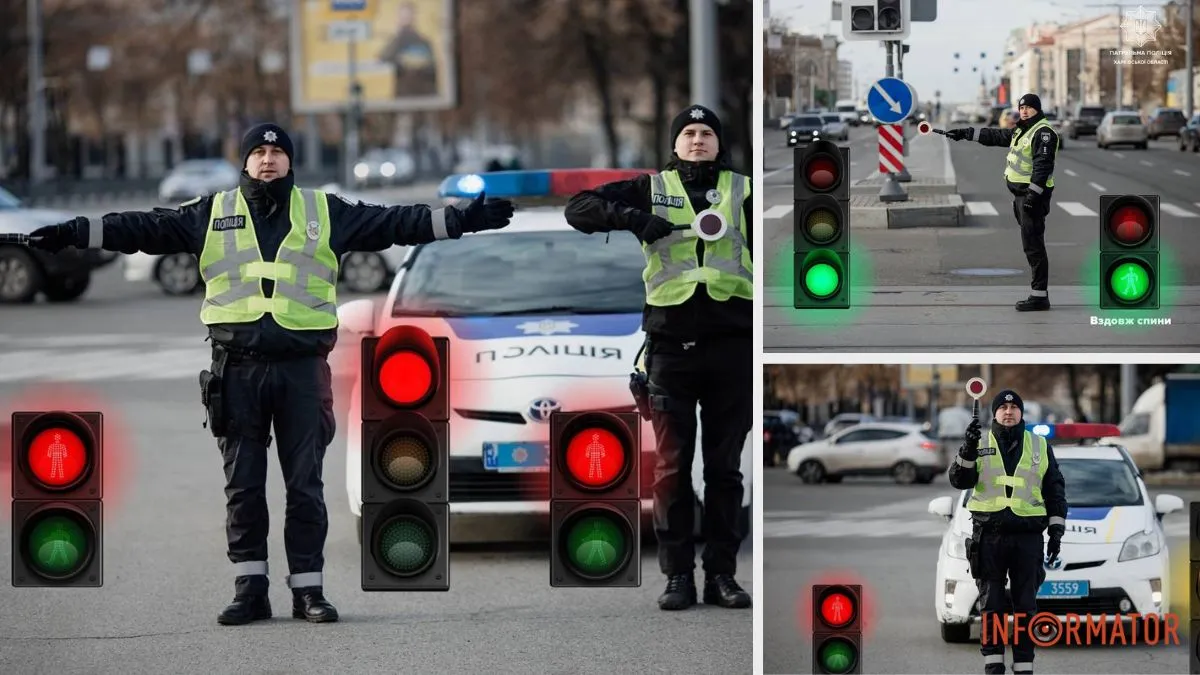 Основні жести регулювальника: у поліції нагадали водіям правила дорожнього руху