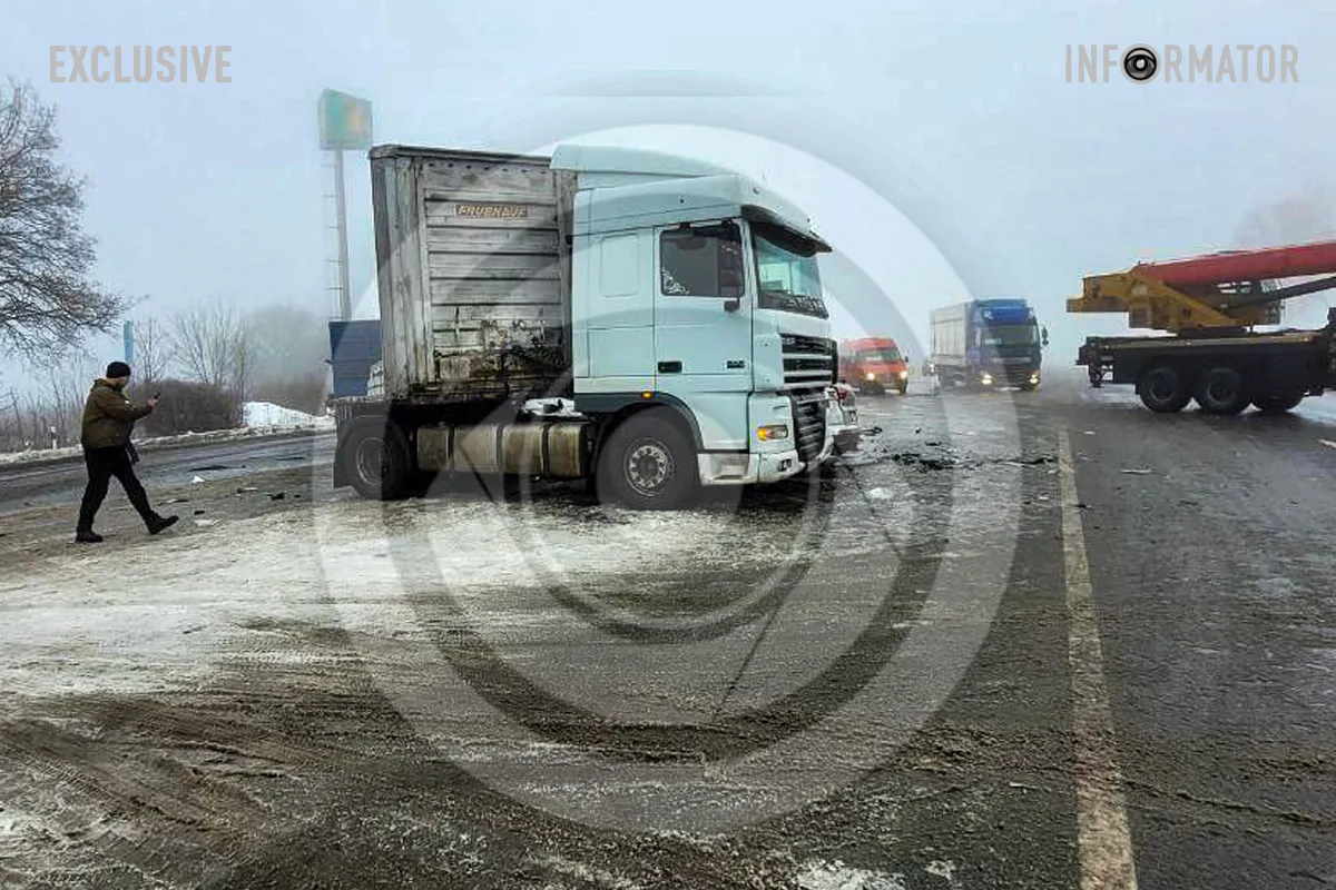 У середу, 28 січня, на трасі Н-08 «Дніпро–Кривий Ріг» сталася дорожньо-транспортна пригода