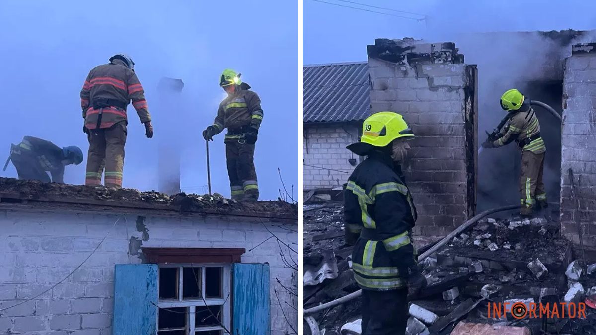 У Кам’янському районі палав одноповерховий будинок: у задимленій оселі виявили тіло