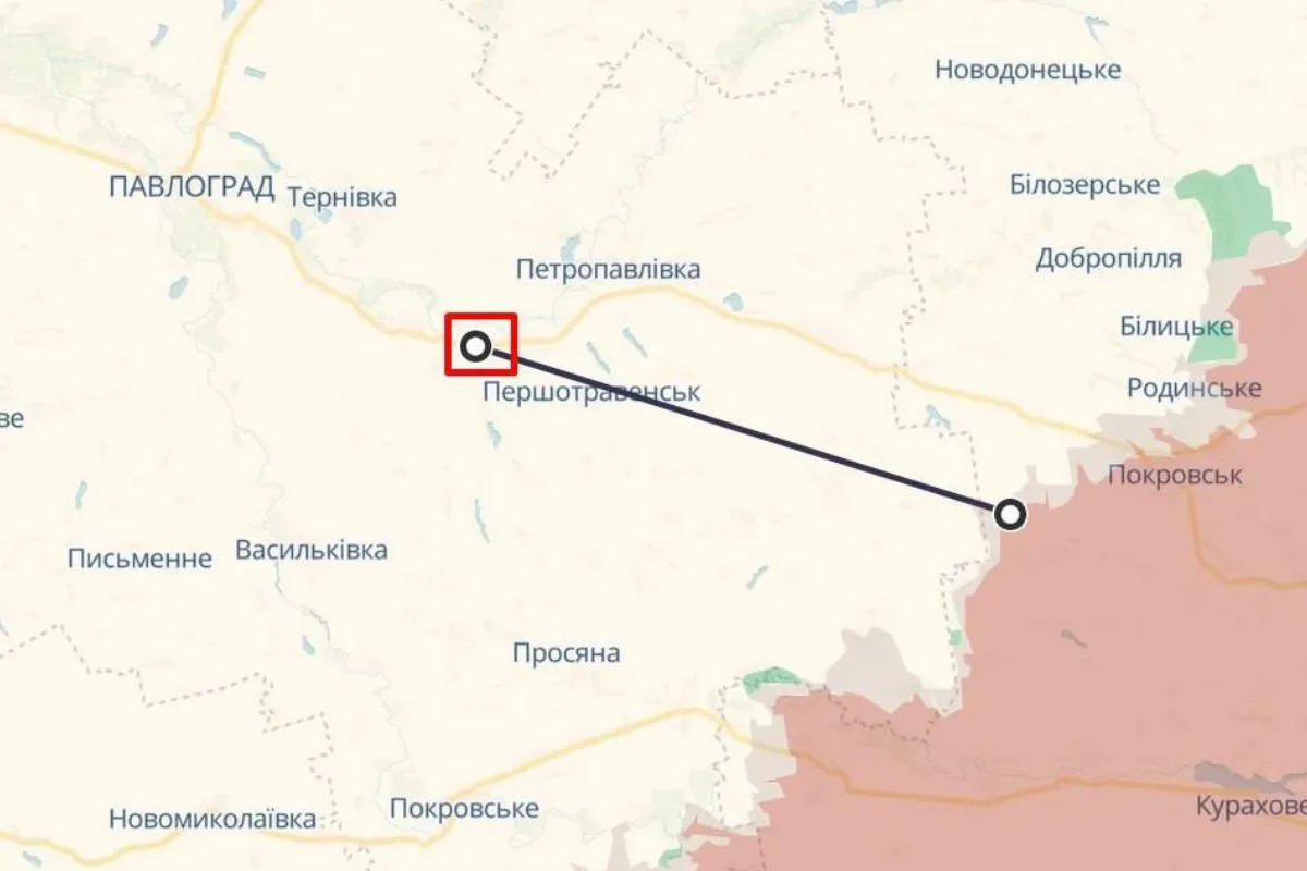 Удар нанесли в 50 километрах от линии фронта Удар нанесли в 50 километрах от линии фронта