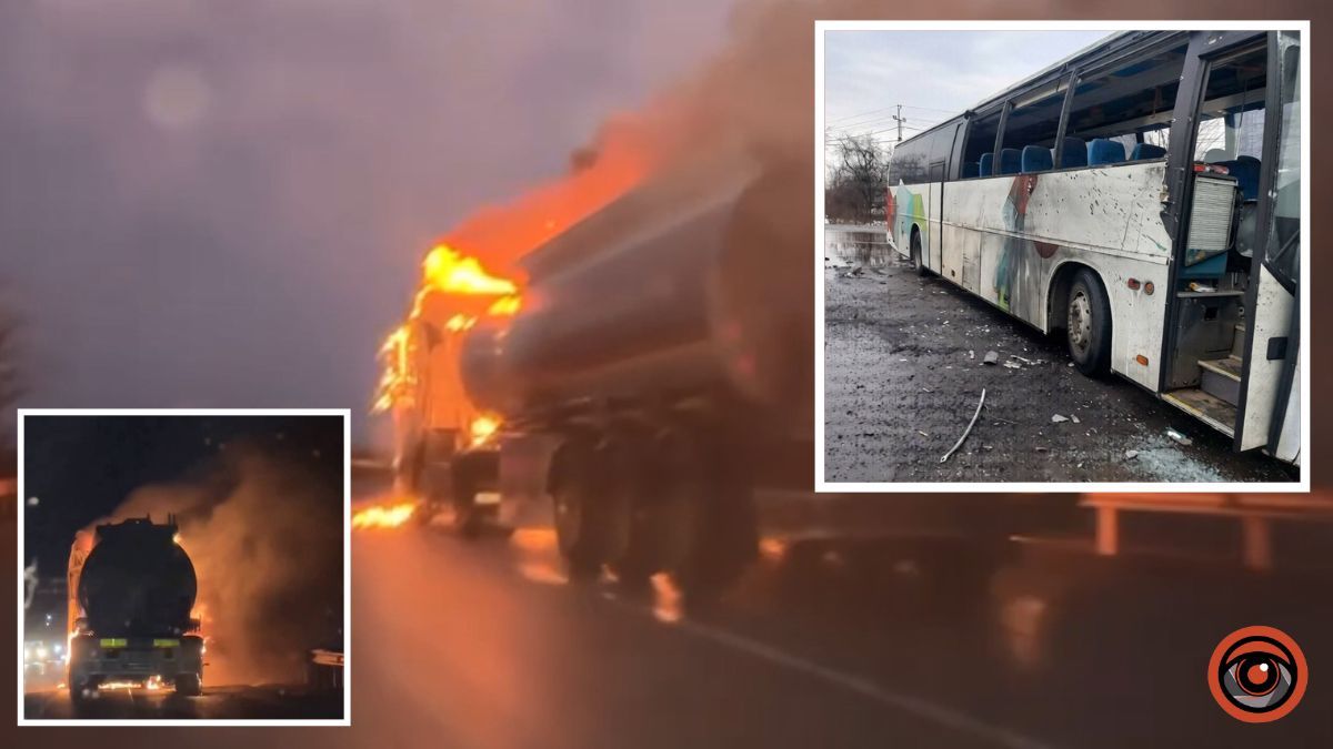 Ворог б’є по вантажівках, автобусах та авто на трасі у Дніпропетровській області безпілотниками на «Старлінках» — «Флеш»