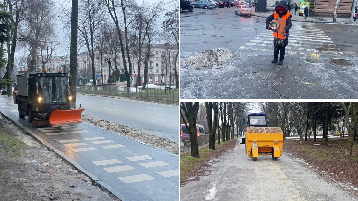 Погіршення погодних умов у Дніпрі: на дороги вивели понад 70 одиниць спецтехніки для обробляння автошляхів