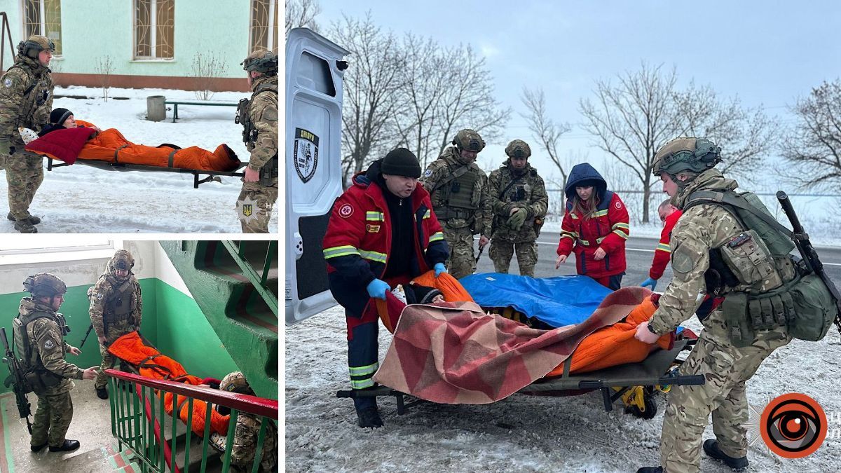 Женщина вернулась в прифронтовый город, чтобы спасти брата: из Никополя эвакуировали маломобильного 66-летнего мужчину
