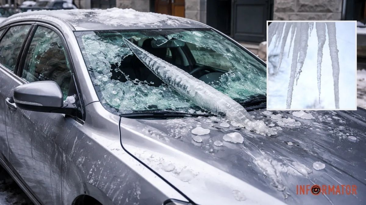 Бурулька впала на авто: що робити і як відшкодувати збитки