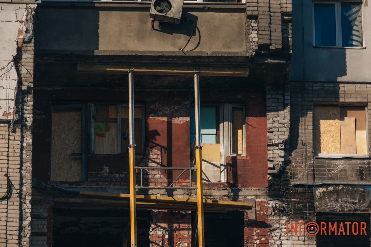 Чотири квартири зруйновані вщент