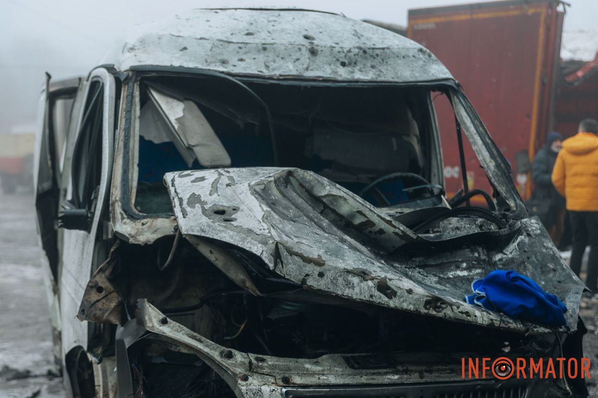 Разрушение на территории троллейбусного депо