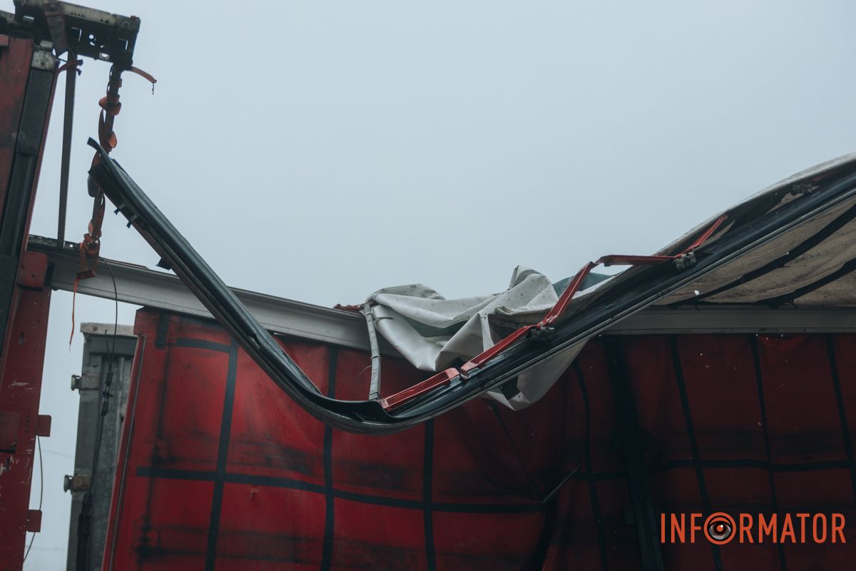 Общий вид депо после ночного обстрела